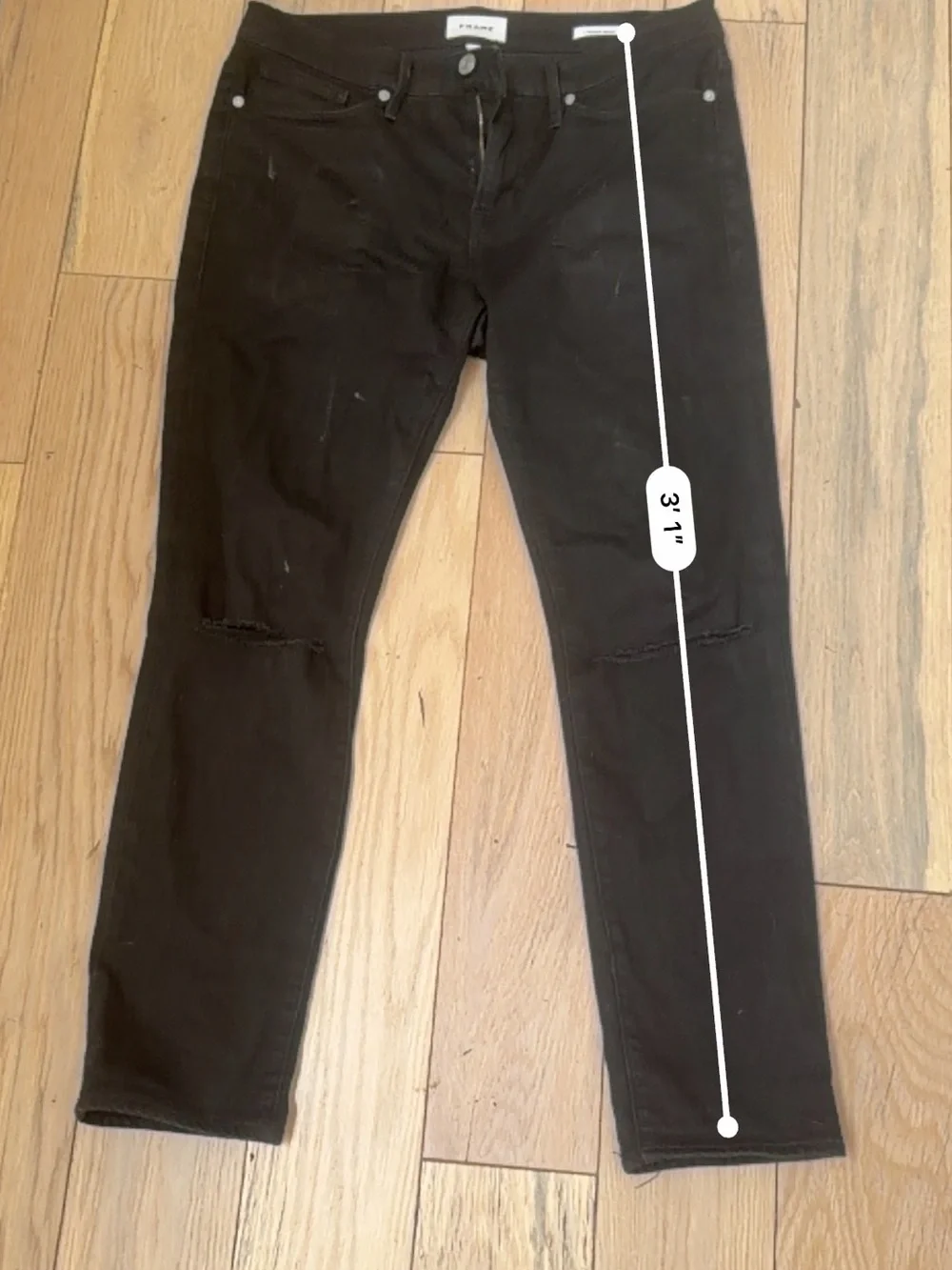Frame Denim Black Slim Men’s Jeans